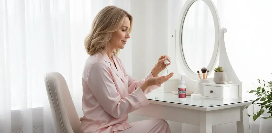 Collagen vs. Retinol: Which is Better for Anti-Aging Skin Care? 4 Collagen vs. Retinol Which is Better for Anti-Aging Skin Care - Woman Applying Retinol Skincare