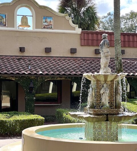 mission Resort Spa golf howey in the Hills fountain