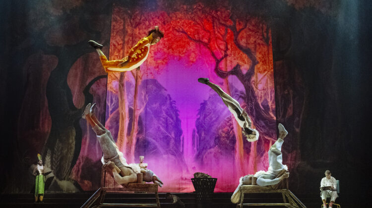 cirque du soleil Disney Drawn to Life Disney Springs - acrobats